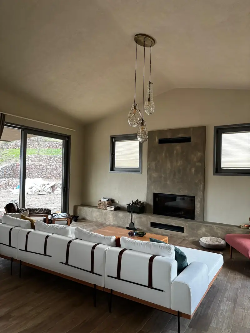 Villa salon dekoratif sarkıt aydınlatma