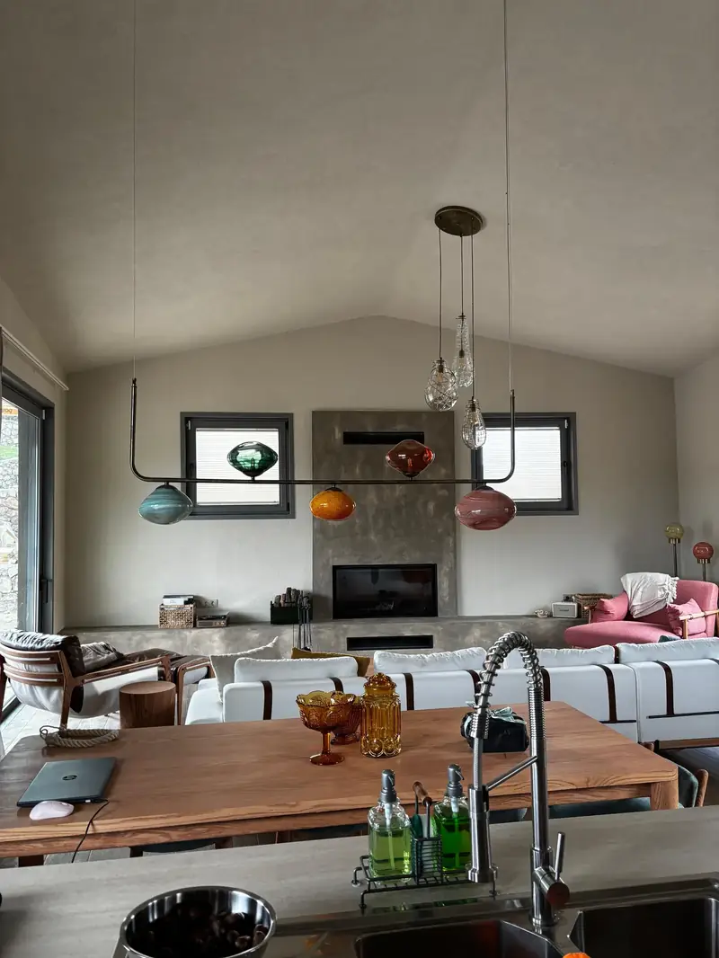 Açık plan villa aydınlatma tasarımı